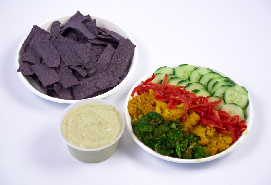 Chimichurri Hummus & Veggies